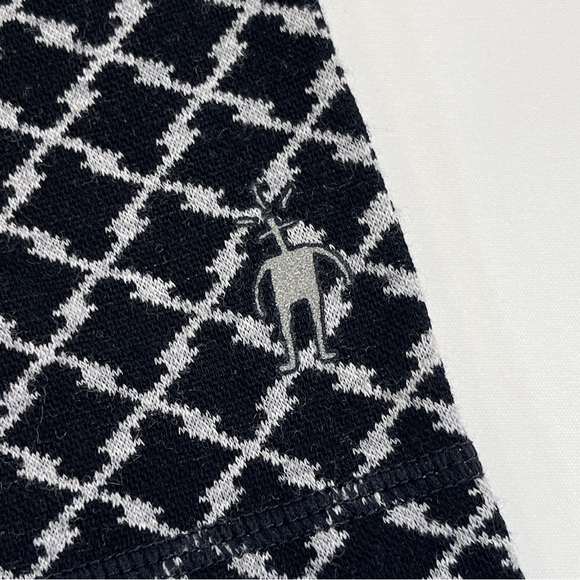 SMARTWOOL Womens Small XS Fit 100% Merino Wool Midweight Black Sweater Zip Top - Picture 10 of 16